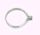 Solitario in oro bianco 750%° con brillante Cod. AS60A